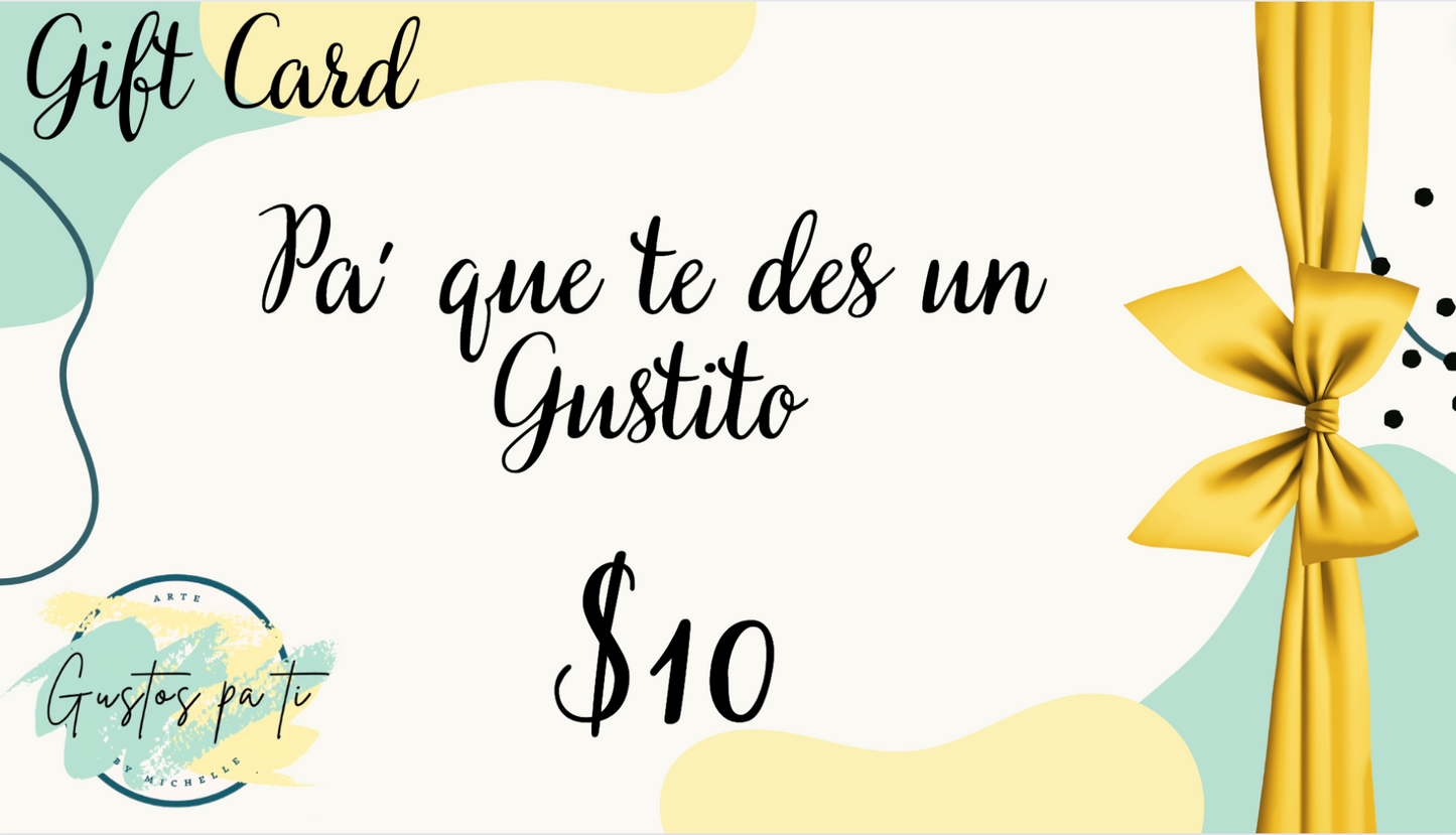 Pa que te des un gustito