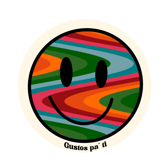 Groovy Smile Sticker